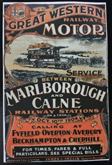 great western railway motor service vintage ad poster Trending Item 5